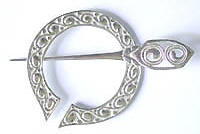 Celtic Antique Looking Twisted Penannular Brooch Cloak Pin Scarf Ring –  Thistle & Stitch